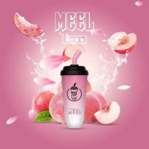 MEEL 6000 口奶茶杯 15ml 巨量儲油空間 550mAh 補能核心穩定輸出 純粹果萃層次解析 CP 值奶茶造型 台灣現貨