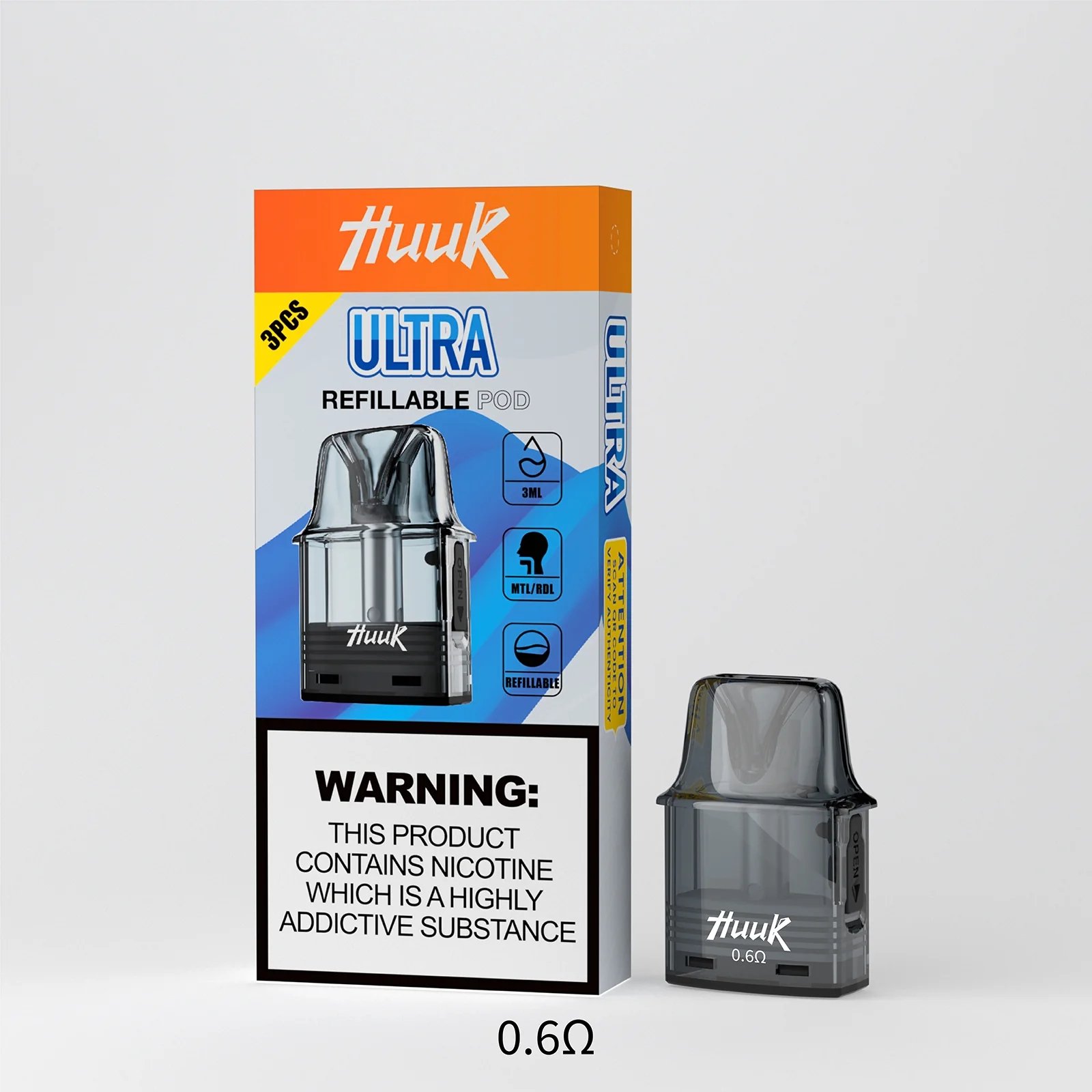 MEHA HUUK 注油主機 1350mAh 全天候長效續航 27W 極致爆發力解析 金屬質感耐用工藝 開放式霧化系統 台灣現貨:圖片 8