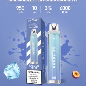 VP TURBO 幻彩抛棄式 發光超吸睛 6000 口更耐抽 950mAh 爆發力十足大煙霧 10ml 巨量儲油與 Mesh 霧化解析 台灣現貨
