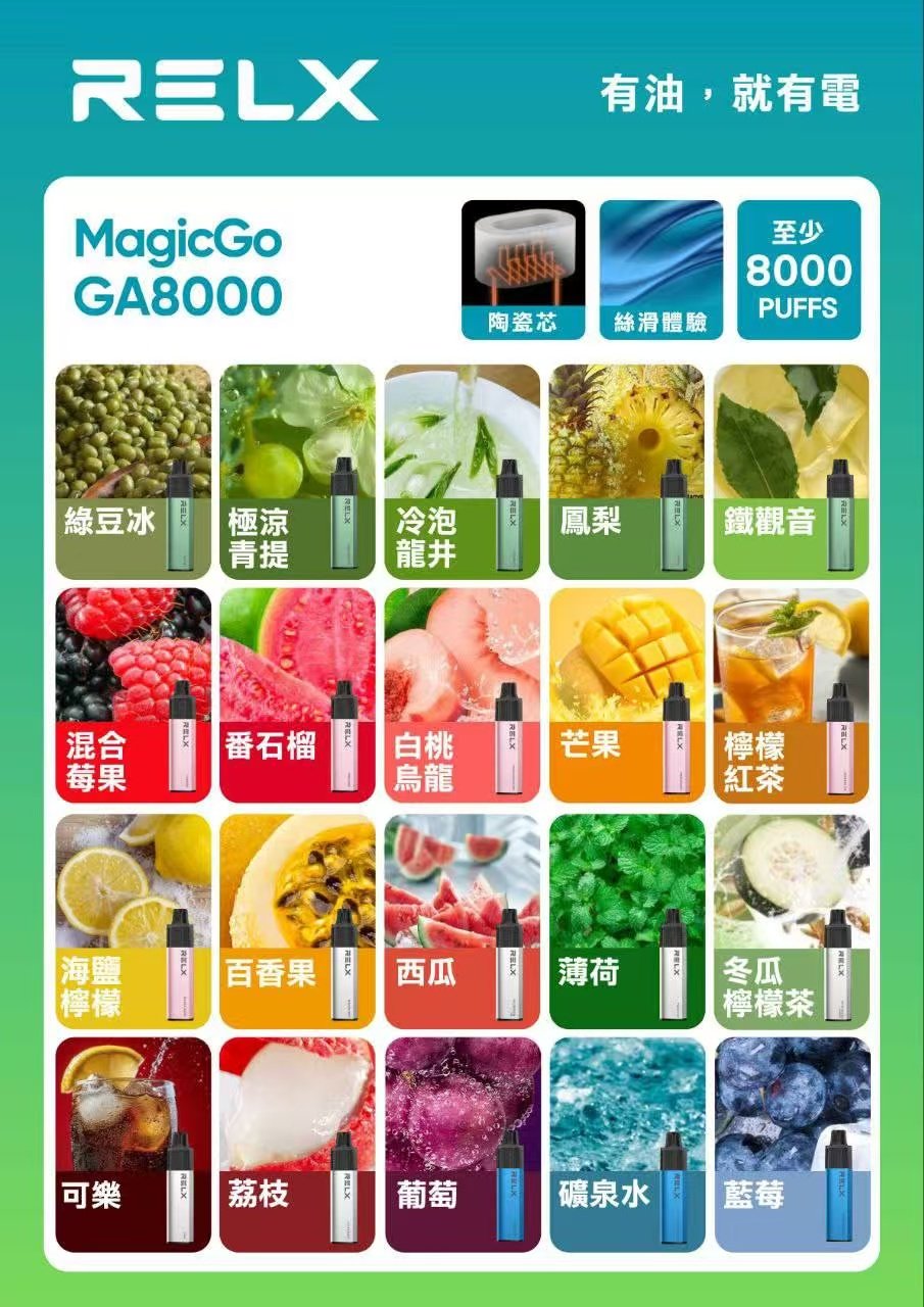 RELX 悅刻 GA8000 專為商務高頻打造 獨家長效電力配方 陶瓷芯防漏封裝工藝 升級陶瓷芯口感超濃郁 台灣現貨:圖片 3