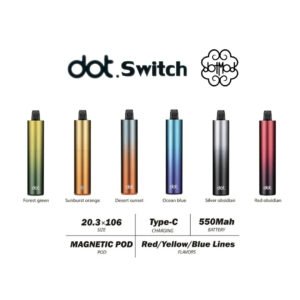 DOT 佩特里一代升級款 地表最強防刮黑金機身 550mAh 超大電量不焦慮 專用煙彈適配 Type-C 長效動力 台灣現貨
