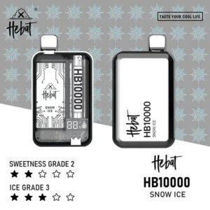 Hebat 喜貝 10000 數位螢幕精準控油 Mesh 芯爆發純粹風味 Type-C 高效續航 12W 強勁輸出口感超順不漏油 台灣現貨