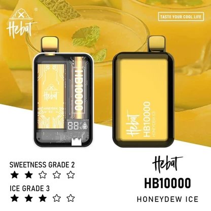 Hebat 喜貝 10000 數位螢幕精準控油 Mesh 芯爆發純粹風味 Type-C 高效續航 12W 強勁輸出口感超順不漏油 台灣現貨:圖片 8