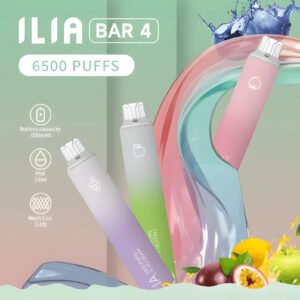 ILIA Bar4 6500口 10ml 穩定供油不掉壓 順滑大煙霧 細膩順滑霧化層次 Type-C 規格進化 超激爽水果冰系口感 台灣現貨