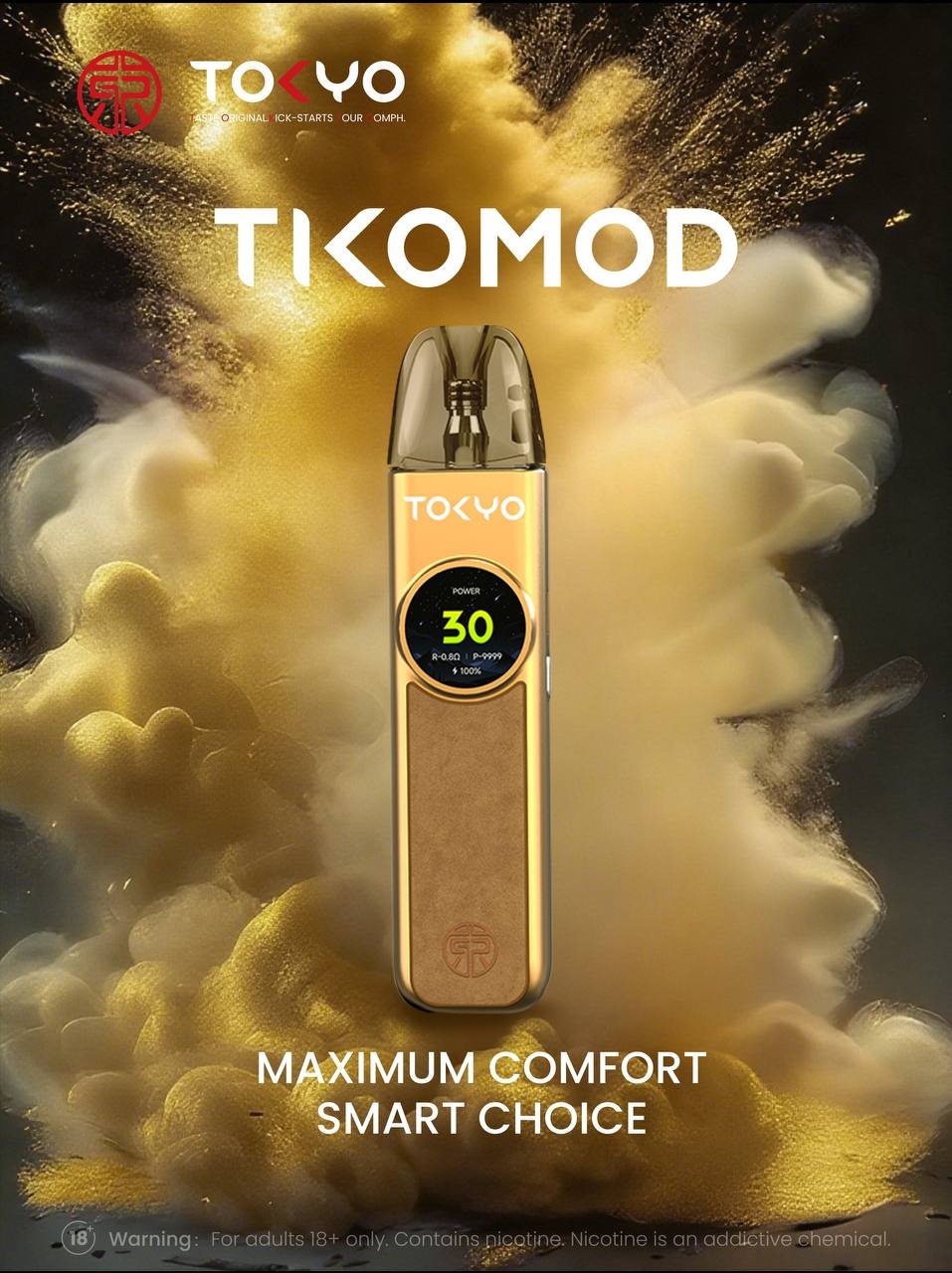 Tokyo 東京帝刻 注油主機 純粹風味解析方案 1200mAh 全天候長效續航 30W 自定義功率調節 2.0ml 防漏黑科技 台灣現貨:圖片 2