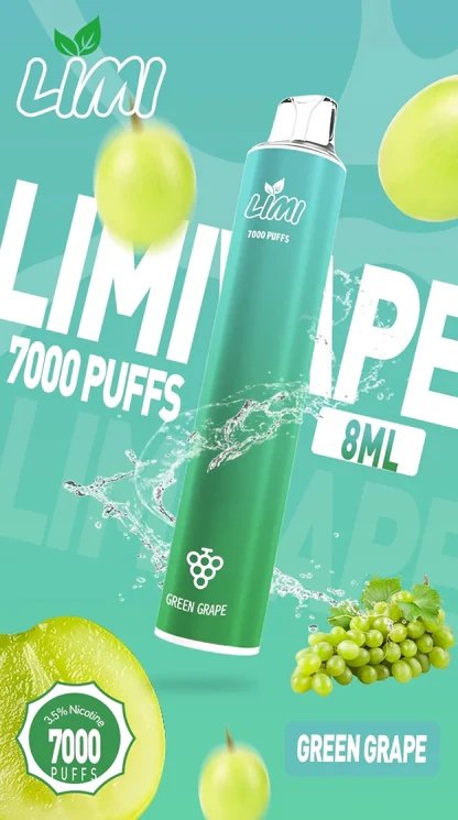 LIMI 7000口 吸氣會發光 LED 燈超帥 3.5% 夠勁擊喉感冰涼超爽 650mAh續航 可充電設計不用怕沒電 台灣現貨:圖片 3