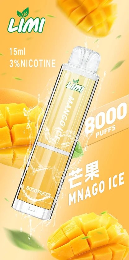 LIMI 8000口 吸氣會發光超有型 15ml 儲油王 續航天花板 搭載高效快充續航架構 3% 丁鹽精準擊喉技術 台灣現貨:圖片 5