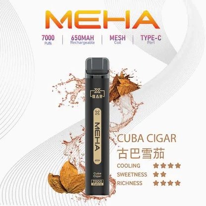 MEHA XBAR 魅嗨小黑條 7000 黑系科技美學 Mesh 網芯瞬時爆發 3% 丁鹽擊喉配方 850mAh 大電量續航不焦慮 台灣現貨:圖片 12