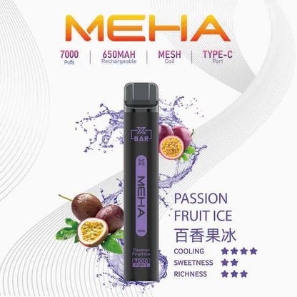 MEHA XBAR 魅嗨小黑條 7000 黑系科技美學 Mesh 網芯瞬時爆發 3% 丁鹽擊喉配方 850mAh 大電量續航不焦慮 台灣現貨:圖片 14