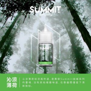 SPUMY Summit 巔峰薄荷 30ml 極致薄荷「純淨冰感」炸裂 美式頂級調香 解癮神器現貨下單秒出 台灣現貨