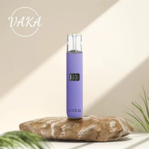 VAKA 一代真皮主機 LED有螢幕看電量 超高端義大利真皮手感 380mAh 高效電路平衡技術 完美適配一代通用煙彈 台灣現貨
