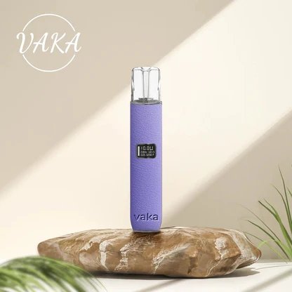 VAKA 一代真皮主機 LED有螢幕看電量 超高端義大利真皮手感 380mAh 高效電路平衡技術 完美適配一代通用煙彈 台灣現貨:圖片 2