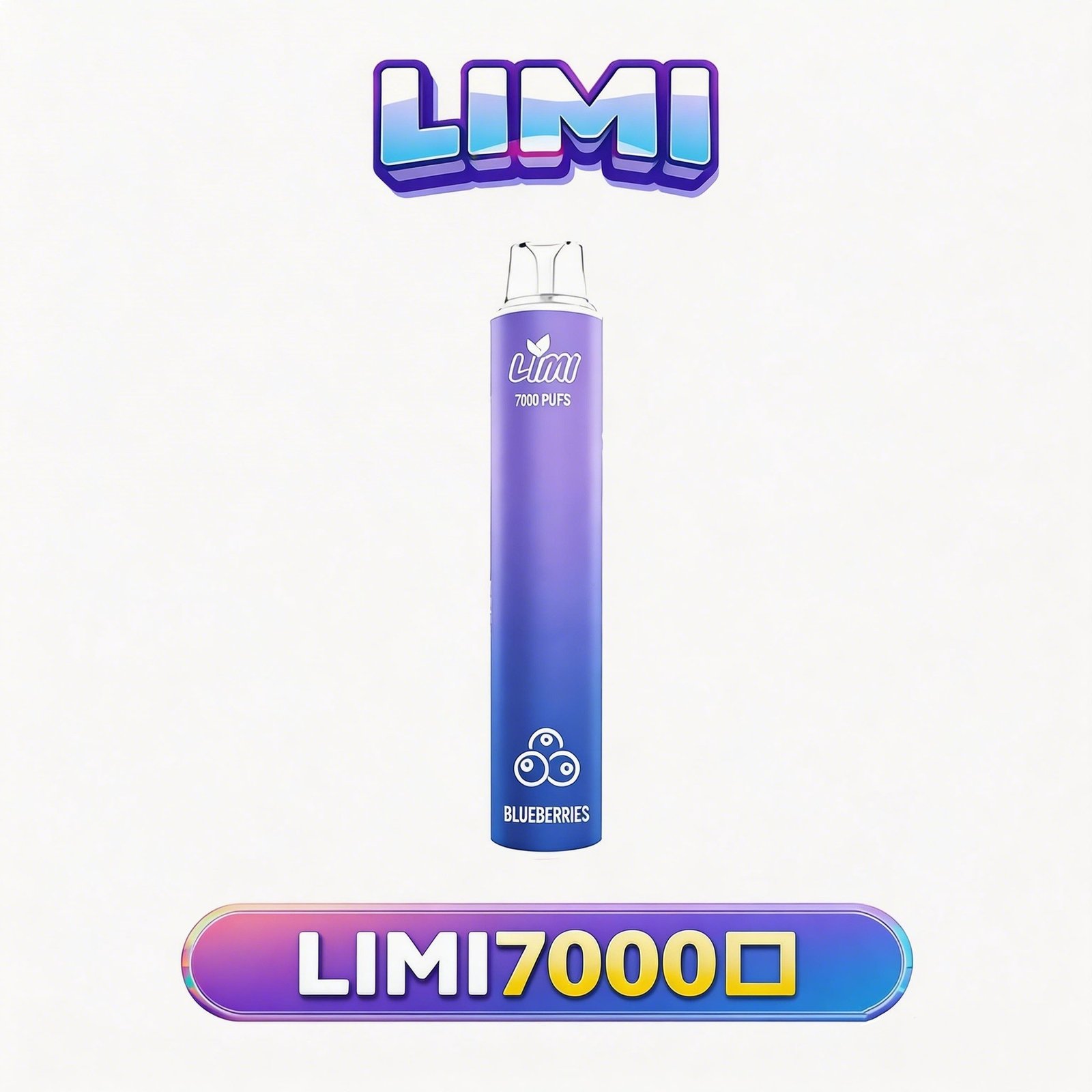 LIMI 7000口 吸氣會發光 LED 燈超帥 3.5% 夠勁擊喉感冰涼超爽 650mAh續航 可充電設計不用怕沒電 台灣現貨