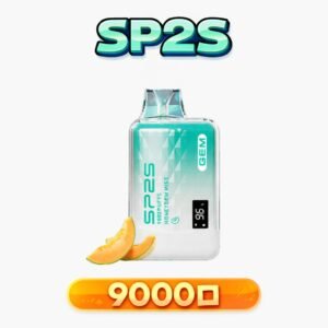 SP2S GEM 9000口 透明外型超好看 3%尼古丁鹽 不怕抽到焦 自帶螢幕看電量 Type-C 600mAh快充架構長效續航 台灣現貨秒發